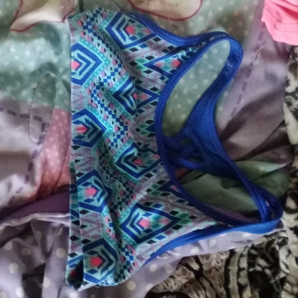 Multicolor sports bra
